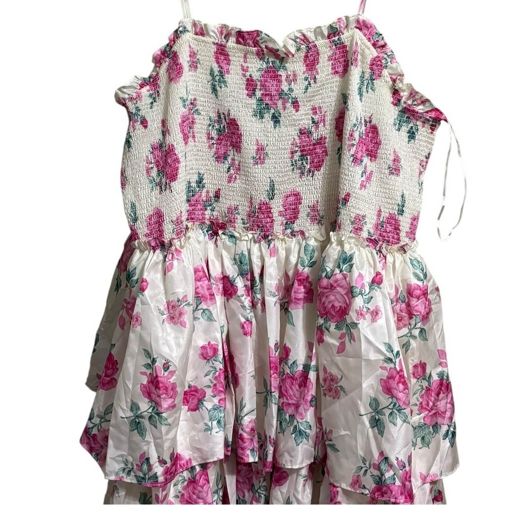 LoveShackFancy x TARGET Sz 2X Elise dress Tiered Dress Floral - Picture 12 of 16